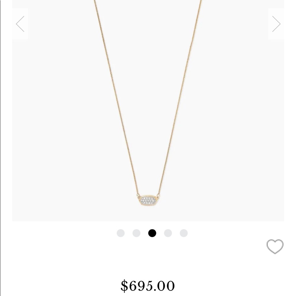 Kendra Scott Lisa fine jewelry necklace